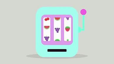 水果摇杆游戏机动画视频的预览图